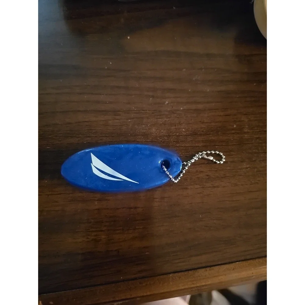 Vintage Nautica‎ Key Chain Blue Floating Foam Water Sports